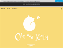 Tablet Screenshot of catandmoth.com